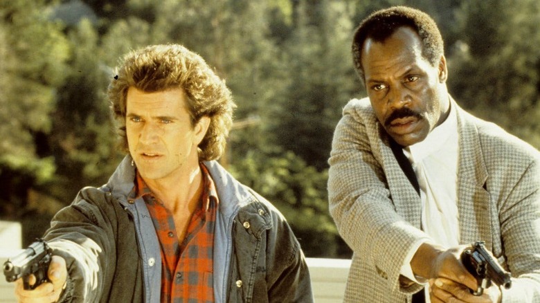 Mel Gibson and Danny Glover in Lethal Weapon