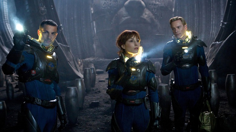 Exploration crew in Prometheus