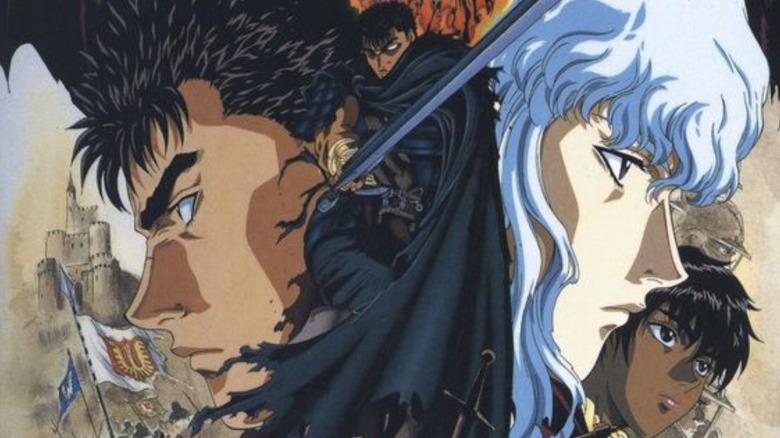 Berserk 1997 anime poster Guts Griffith Casca