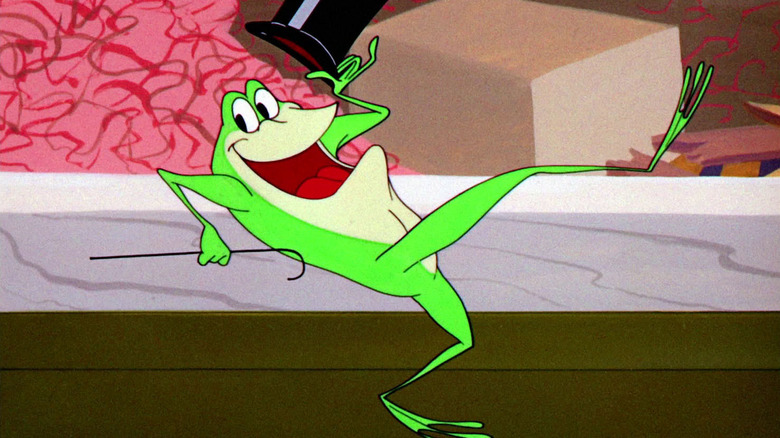 Michigan J. Frog dancing in One Froggy Evening