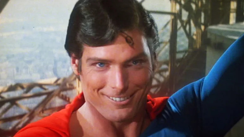 Christopher Reeve's Superman smiles in Superman