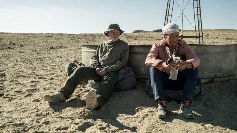 Jonathan Banks and Bob Odenkirk in Better Call Saul