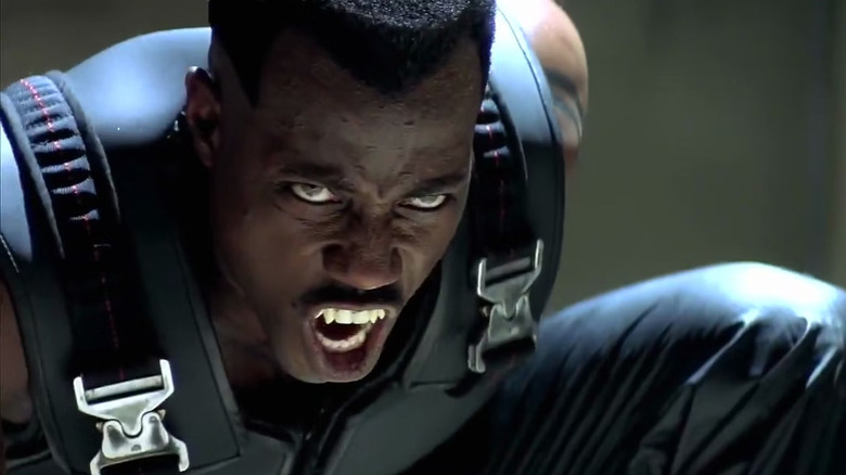 Wesley Snipes angry as Blade