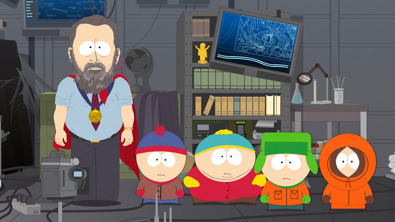 Al Gore and the boys of South Park