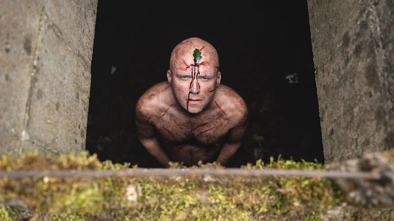 Rory Kinnear staring at screen