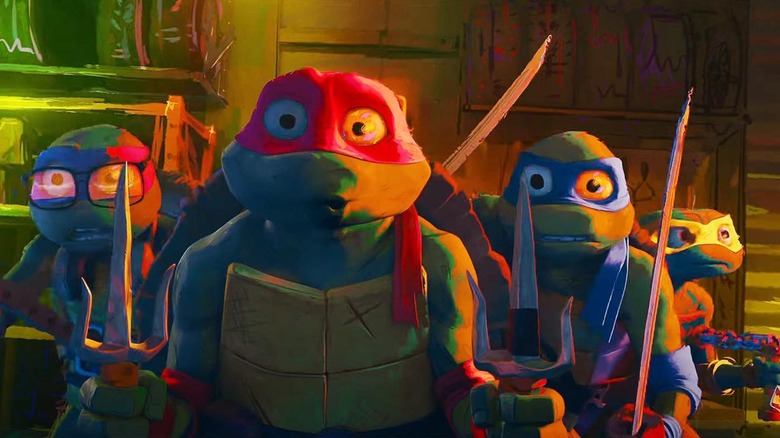 TMNT Mutant Mayhem Donnie, Raph, Mikey and Leo 