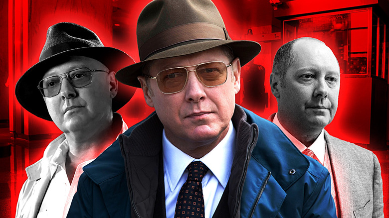 Three versions of James Spader's Raymond Reddington on The Blacklist