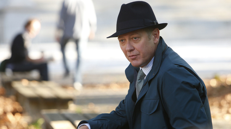 James Spader's Raymond Reddington looking serious on The Blacklist