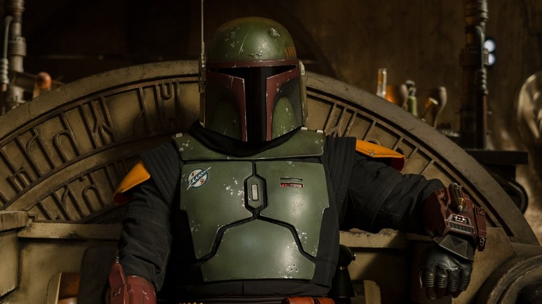 Boba Fett on his throne