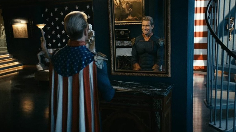 Homelander mirror The Boys