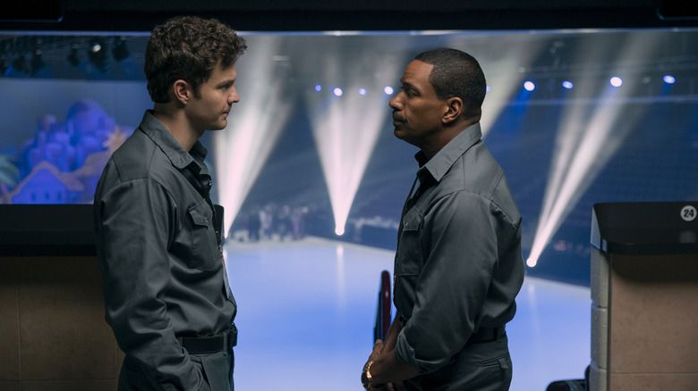 Jack Quaid y Laz Alonso en The Boys