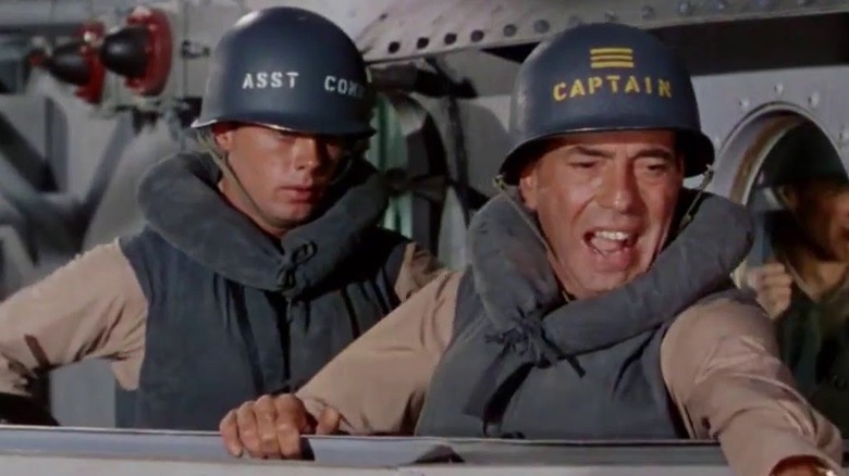 Robert Francis and Humphrey Bogart in The Caine Mutiny 