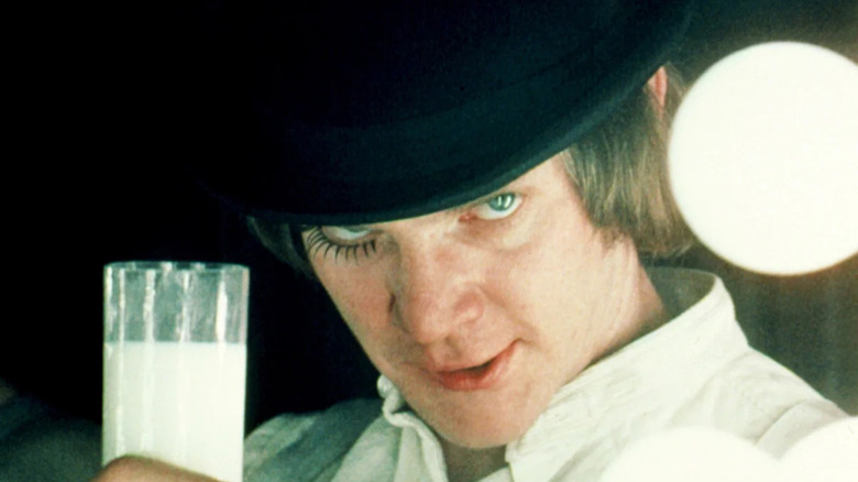 A Clockwork Orange, Alex and his milk