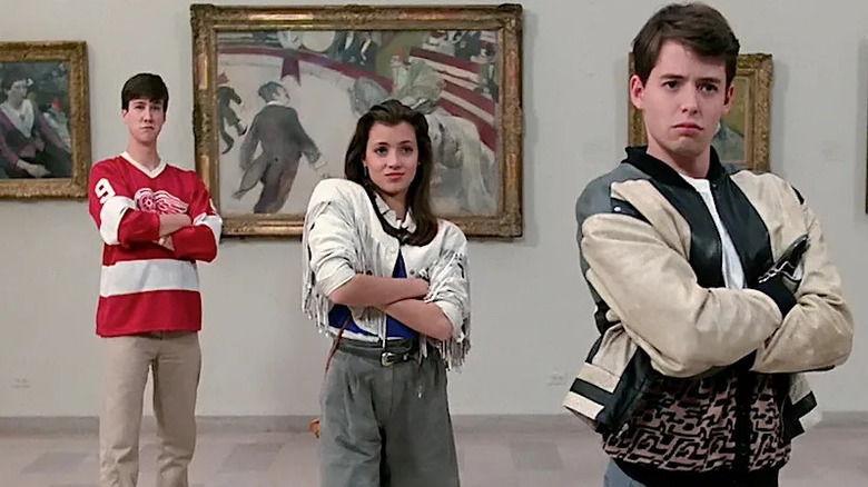 Ferris Bueller Day's Off, Cameron, Sloane, Ferris at the museum