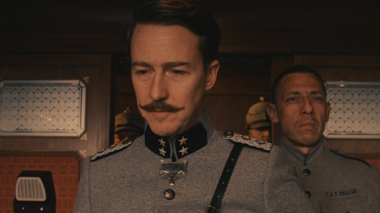 Edward Norton in "The Grand Budapest Hotel"