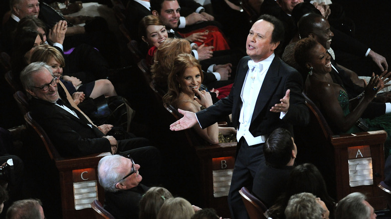 Billy Crystal hosting the 2012 Oscars