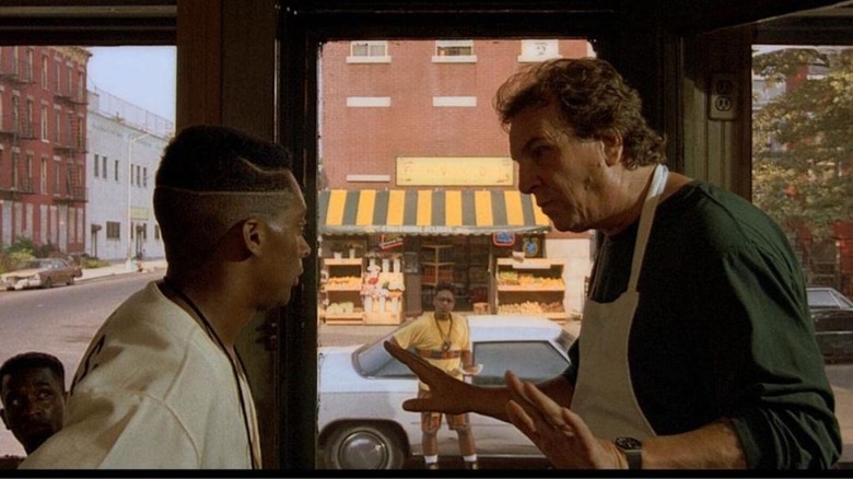 Spike Lee and Danny Aiello in Do the Right Thing