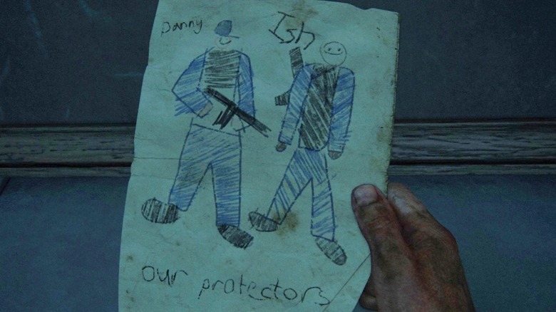 The drawing of Ish in "The Last of Us"