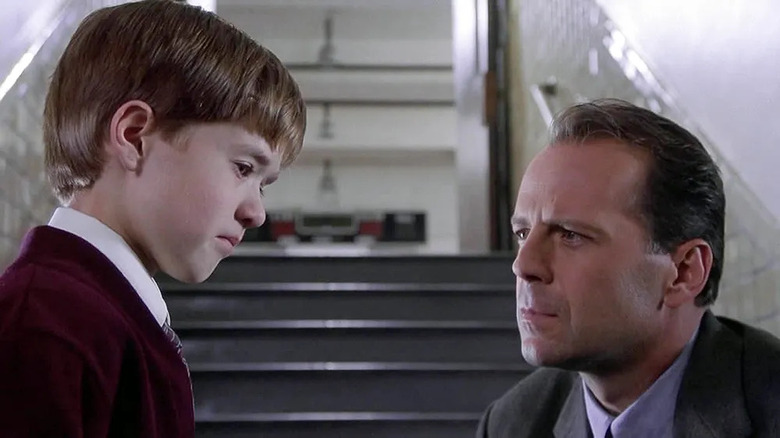 Bruce Willis and Haley Joel Osment in The Sixth Sense 