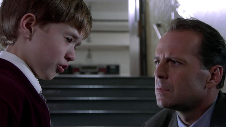 Bruce Willis and Haley Joel Osment in The Sixth Sense