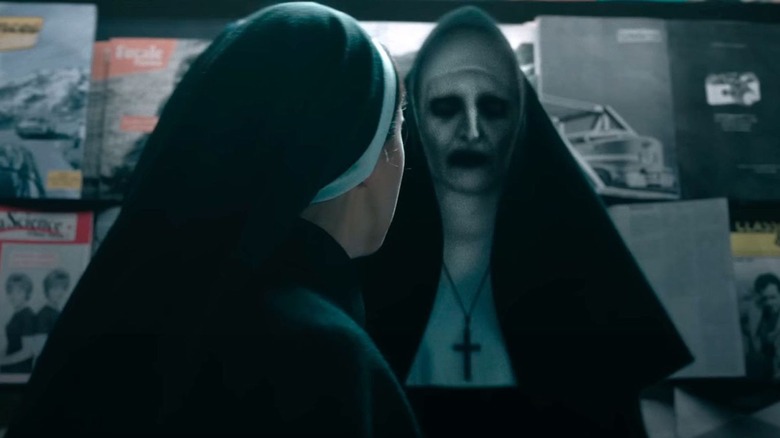 The Nun looking scary