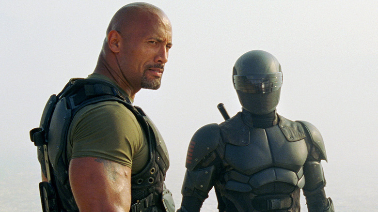 Roadblock and Snake Eyes together in G.I. Joe Retaliation