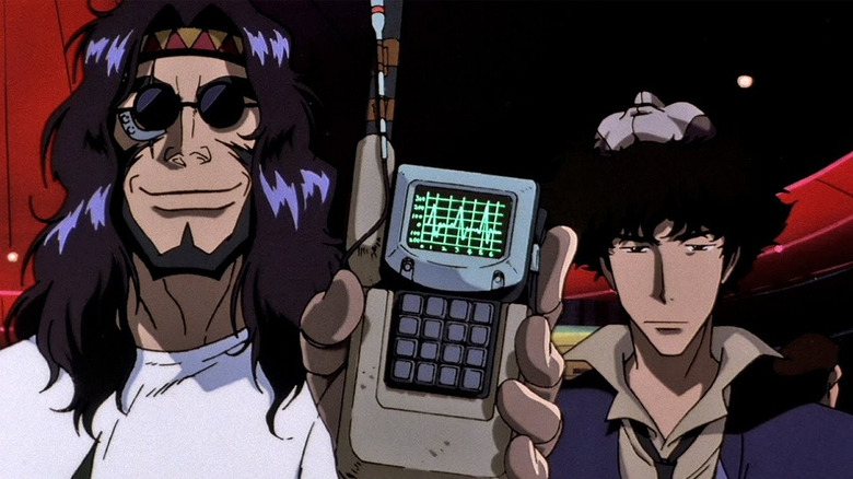 Jet and Spike in Cowboy Bebop episode Cowboy Funk