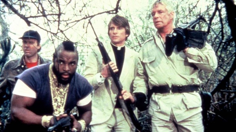 George Peppard Mr. T Dirk Benedict Dwight Schultz The A-Team