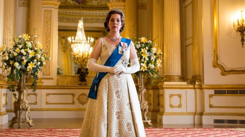Olivia Colman as Queen Elizabeth II in The Crown