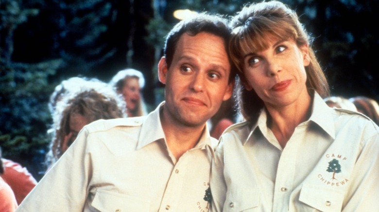 Peter MacNicol and Christine Baranski in Addams Family Values