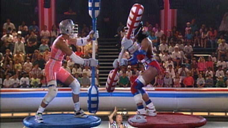 The Daily Stream American Gladiators Is A Glorious Display Of Big Muscles Big Hair And Bigger Body Slams