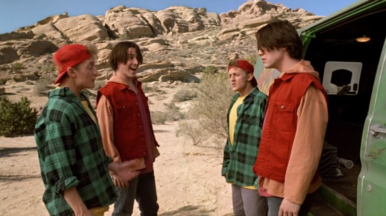 Alex Winter and Keanu Reeves in Bill & Ted's Bogus Journey