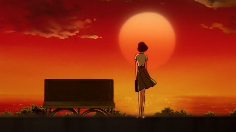 Dear Brother nanako stands at sunset