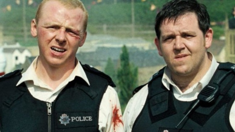 Simon Pegg and Nick Frost in Hot Fuzz