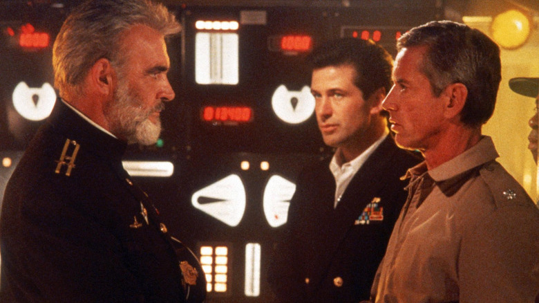 Sean Connery, Alec Baldwin, and Scott Glenn in The Hunt for Red October