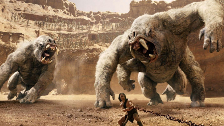 White Apes attacking in John Carter