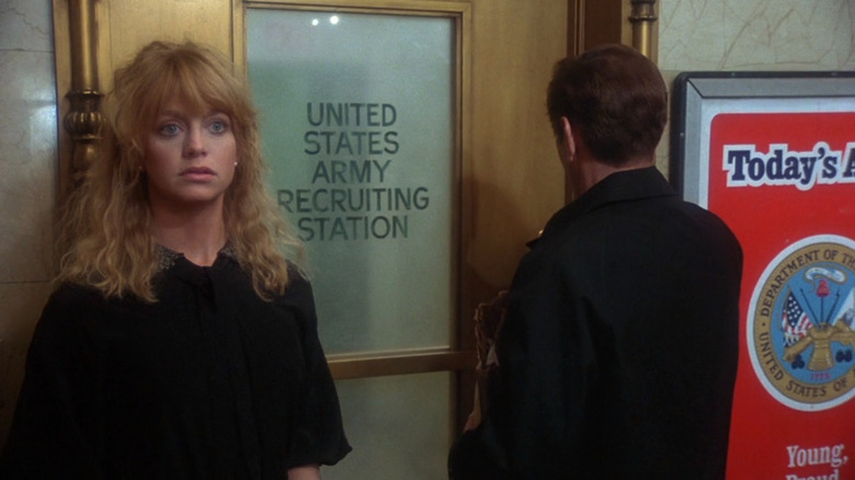 Goldie Hawn and Harry Dean Stanton in Private Benjamin