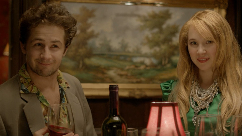 Michael Angarano and Juno Temple in The Brass Teapot