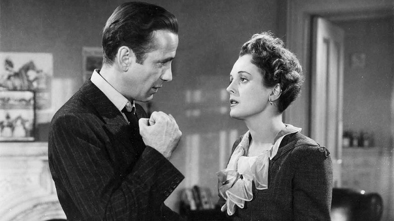 Humphrey Bogart and Mary Astor in The Maltese Falcon