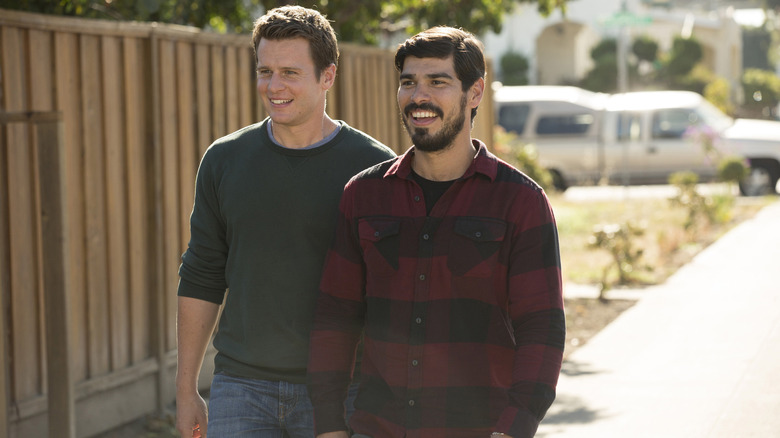 Jonathan Groff and Raul Castillo in Looking