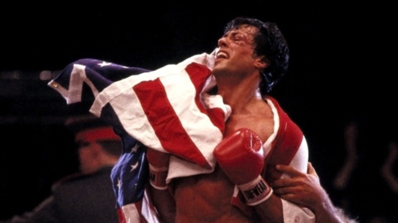 Rocky Balboa with USA Flag