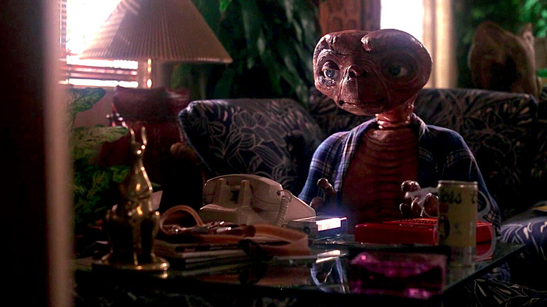 E.T. contemplates phoning home