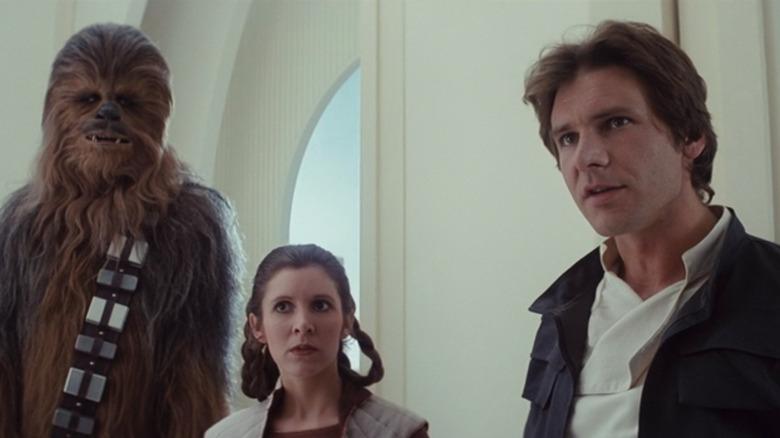 Empire Strikes Back Han Leia Chewbacca