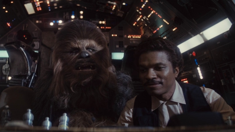 Empire Strikes Back Chewie Lando Cockpit