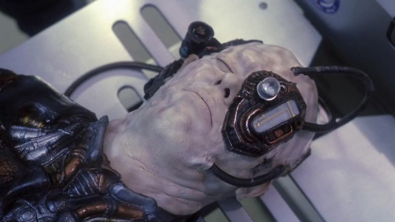 Star Trek Enterprise frozen Borg drone