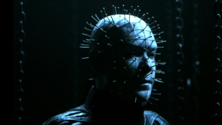 Doug Bradley Pinhead shadows Hellraiser Hellseeker