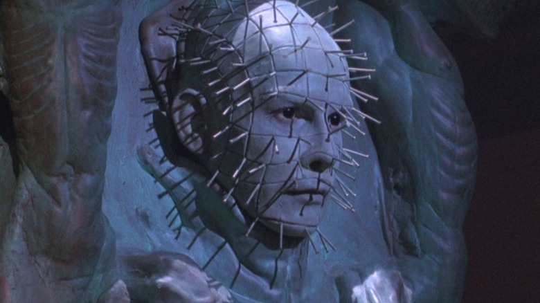 Doug Bradley Pinhead stuck pillar Hellraiser 3