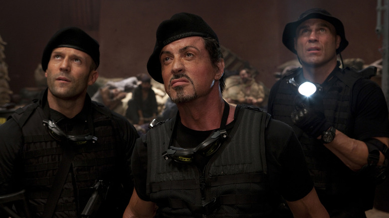 The Expendables statham stallone couture