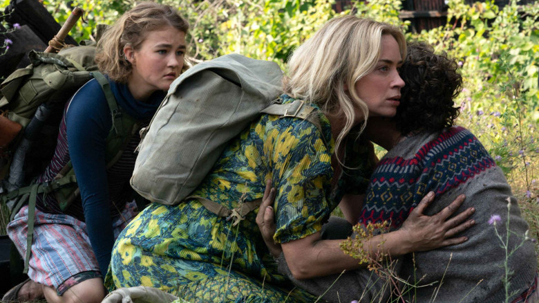 Millicent Simmonds and Emily Blunt in A Quiet Place Part 2