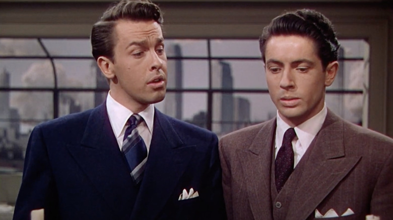 John Gall and Farley Granger in "Rope"